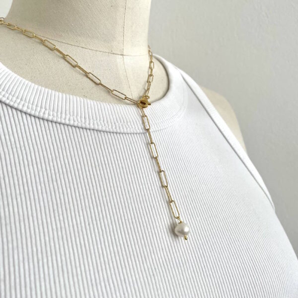 Halskette "Firida" mit Süßwasserperle | Schmuckdesign Machleid